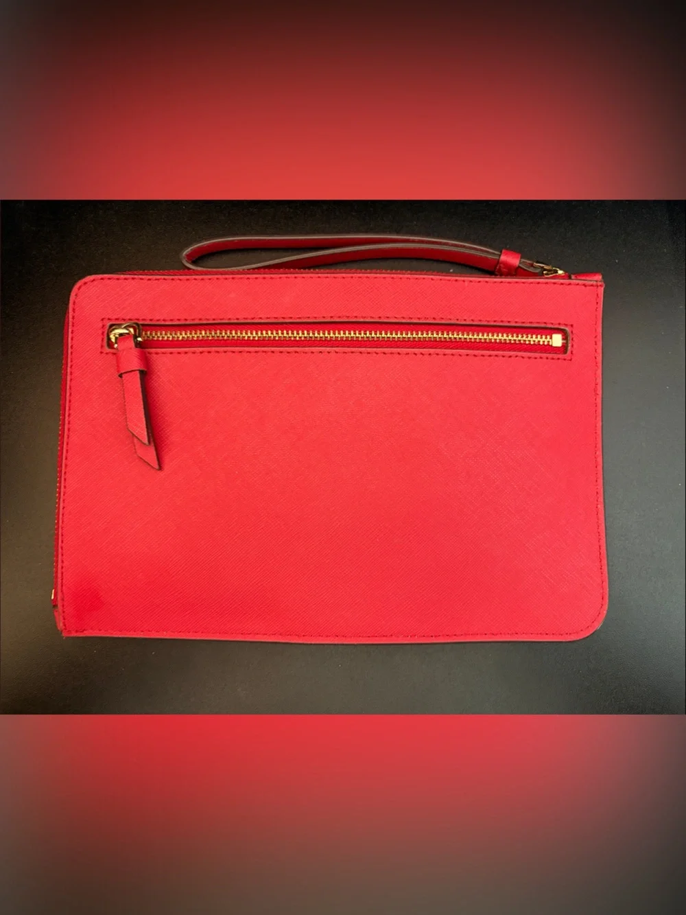 kate spade Red Zip Wristlet